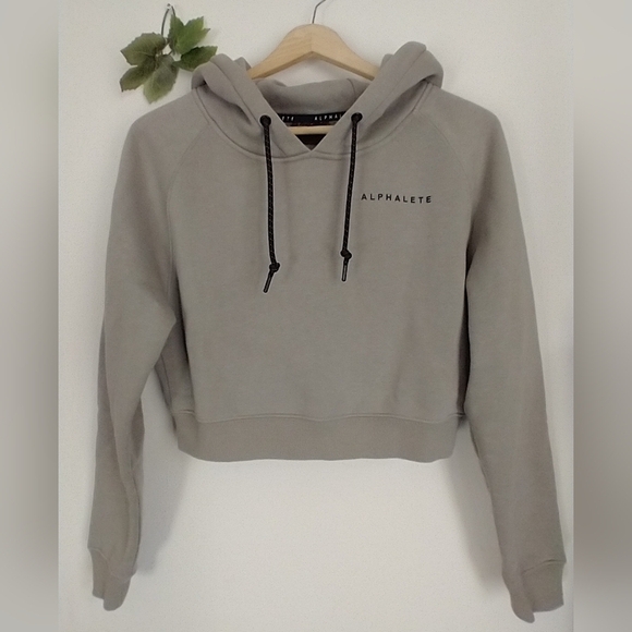 Alphalete Crop Top Hoodie Athlesure Wear Size Small - Picture 1 of 6
